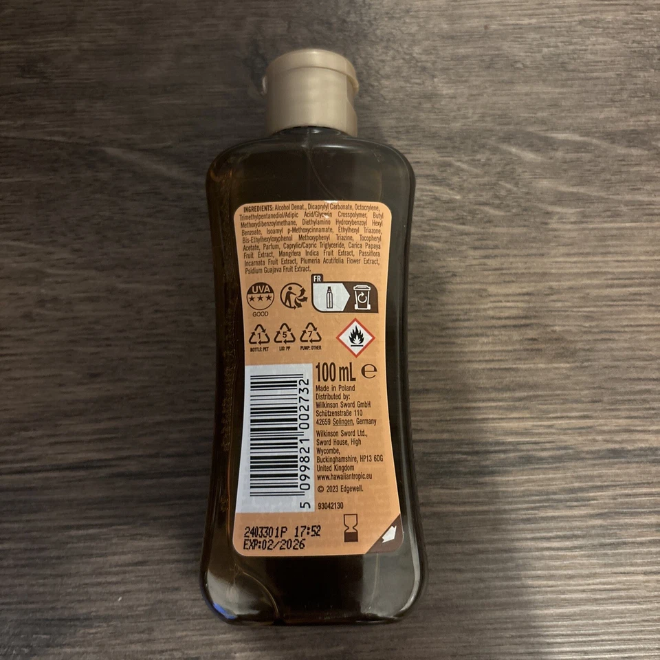 Hawaiian Tropic SPF 30 Protective Dry Sun Oil 100ml Travel  - Image 2 of 4