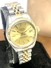 Rolex Datejust Women's Watch 6917 Vintage Swiss Automatic Steel 18k Gold 26mm