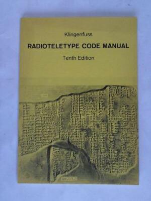 Klingenfuss, Jörg: Radioteletype Code Manual. Tenth Edition