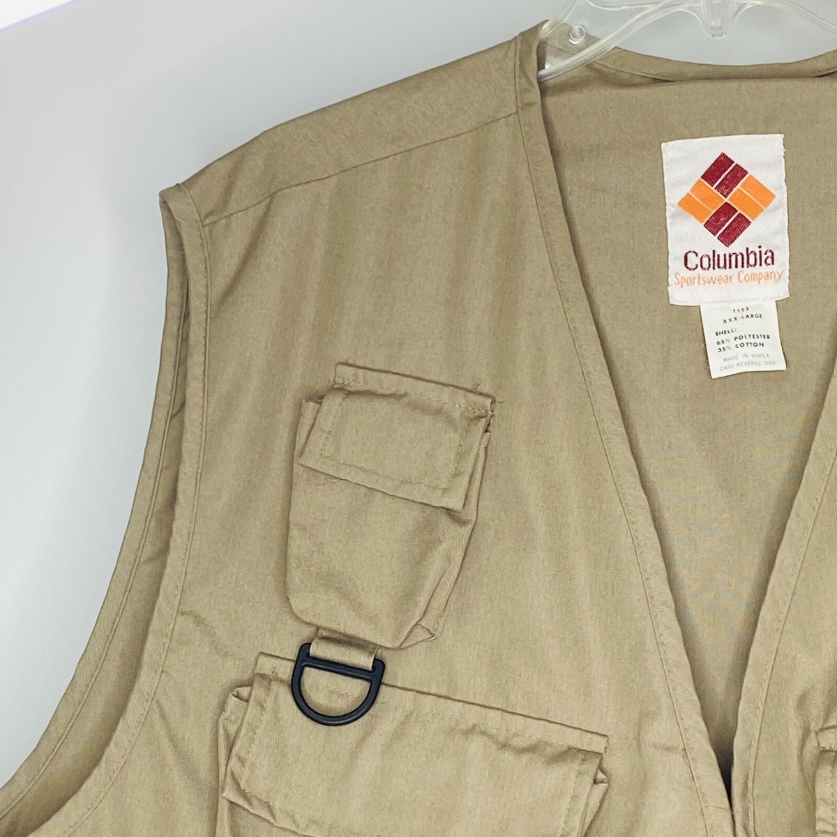 Columbia Sportswear Co Fly Fishing Utility Vest Men's Vintage