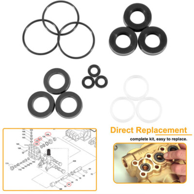 #ad 34262 Seals Rebuild Kit Fits Cat Pump 66DX 6DX Pressure Washer Pump 6DX35G1I $48.90