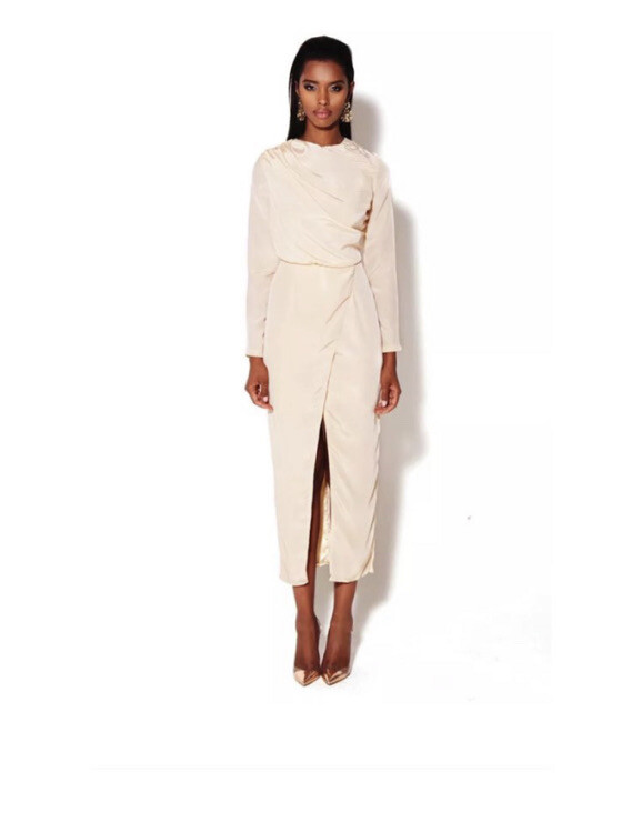 virgos lounge cream dress Virgos Lounge/ V Label Cream Dress - Size S/8-10