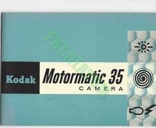 Vintage Kodak Motormatic 35 Camera Manual