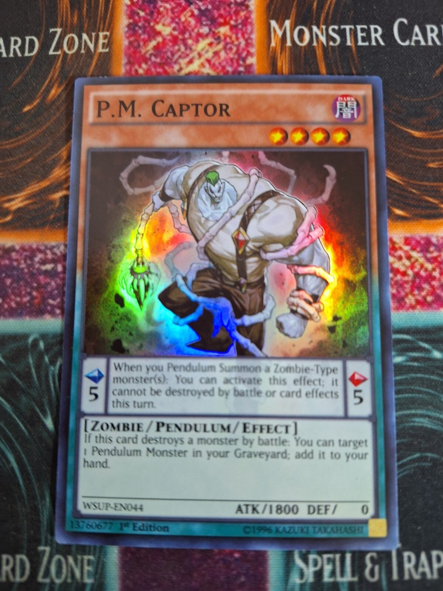 YU-GI-OH! – P.M. Captor (WSUP-EN044) – Super Rare, 1st Edition, Aus World Superstars