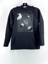 Old Navy Youth Kids Sports Hooded Sweat Shirt Hoodie Black Size XL 14-16