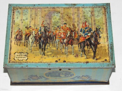 Ancienne Boîte à Biscuits En Tôle Lithographiée – France, Années 30