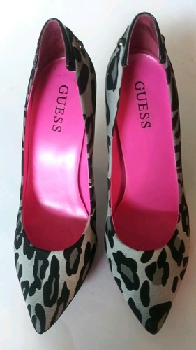 guess leopard heels