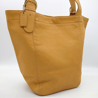 バッグ Vintage Coach XL Duffel Sac Yellow Vintage Coach XL Duffel Sac Yellow From Japan | eBay
