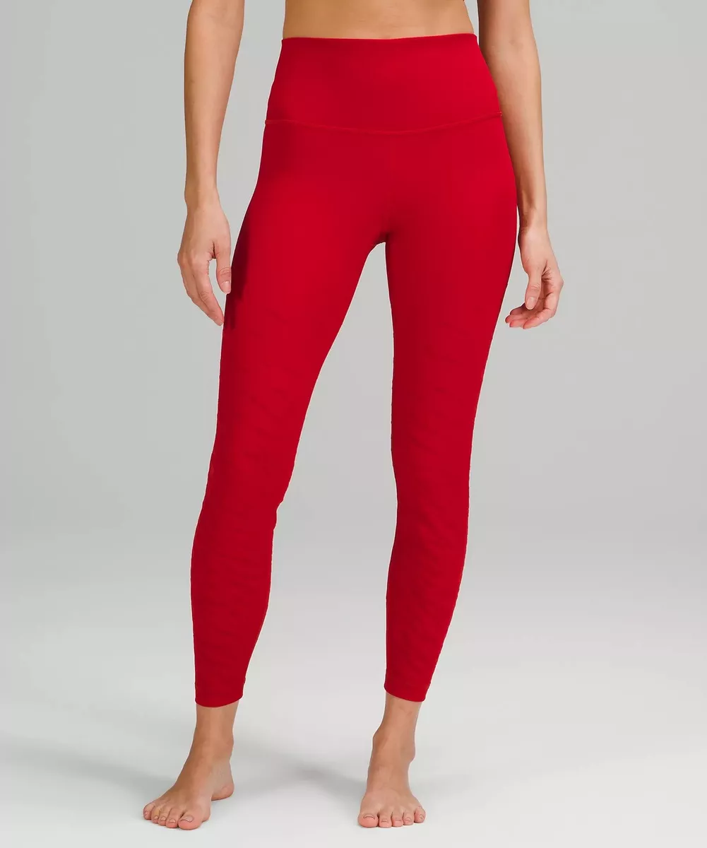 Lululemon Women’s Lunar New Year Wunder Under High-Rise Tight 25 Sz 2 Red  DKRD