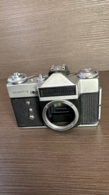 Vintage Zenit E Soviet SLR Film Camera Body Only 35mm USSR Photo Camera Tested 