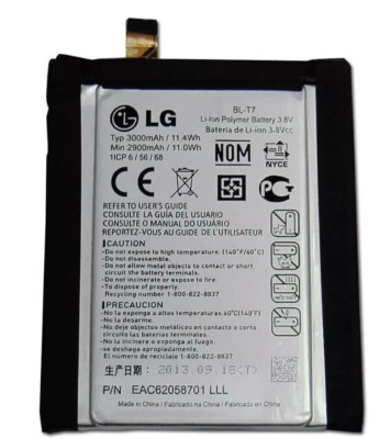 GENUINE LG BL-T7 INTERNAL BATTERY FOR LG G2 D800 D802 D803  3000mAh