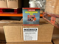 2x Evo-Stik Weatherproofing Tape 50mm X 4m Moulds To Shap Seal Repair protect