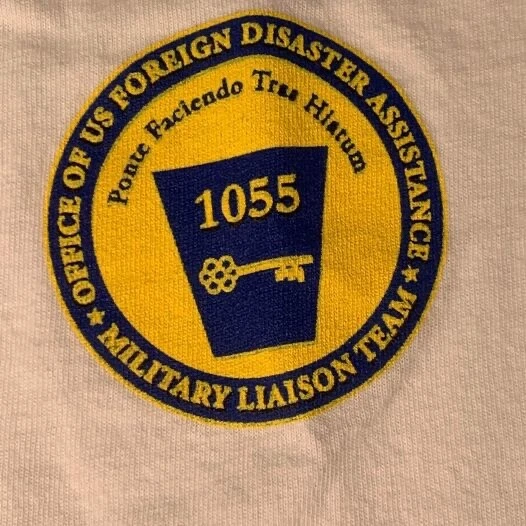 Custom Ink Shirt Women Large Foreign Disaster Team 1055 Key Work Party Core Nw - Image 2 of 4