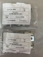 (Lot of 50) 80/20 15 Series 3914 M6 x 1.0 Roll / Drop In T-Nut with Ball Spring