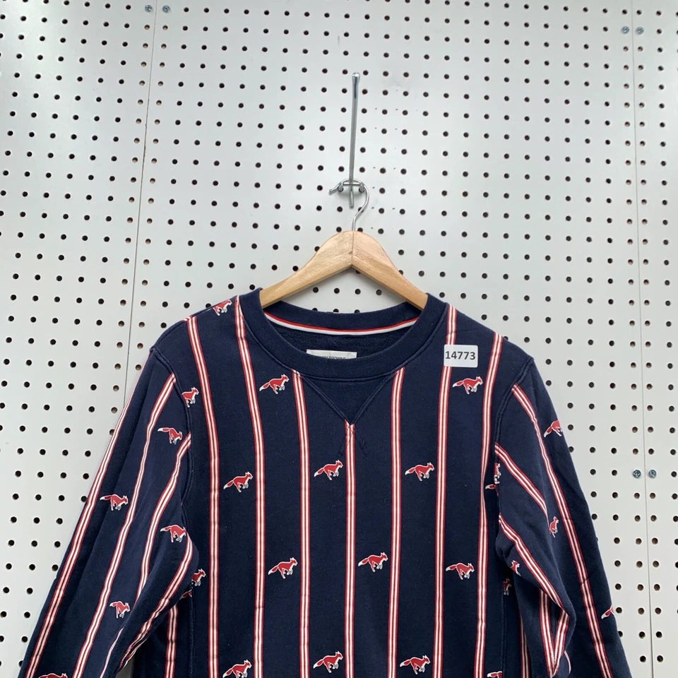 Thom Browne Made In Japan Sweater Adult 1 Mens Small Blue Fox Pattern Pullover - Image 3 of 4