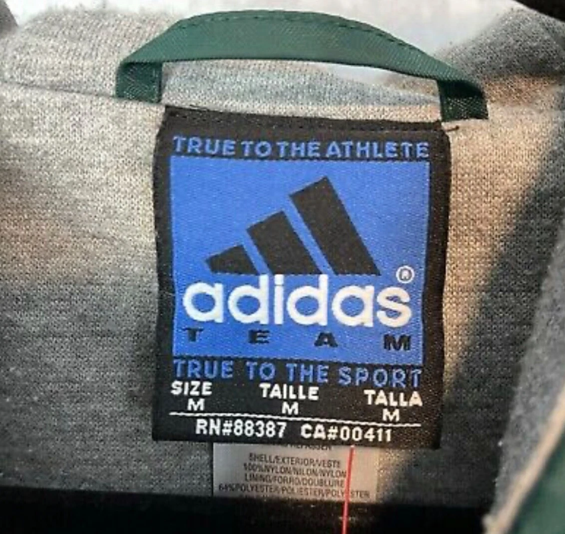 Adidas jacket cheap tag