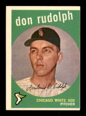 1959 Topps #179 Don Rudolph VG/VGEX White Sox 556865 | eBay