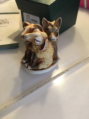 1998 Harmony Kingdom Sheep & Wolf Box Figurine ''Mutton Chops'' RW98MC