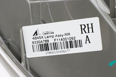 Right Rear Light Tail Lamp 8330A788 for Mitsubishi Outlander