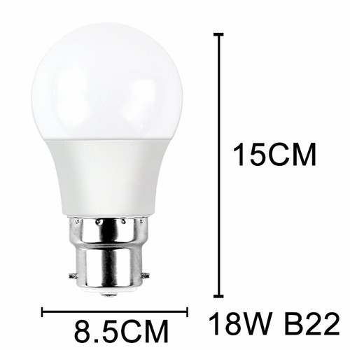 LED Bulbs Lamp E27 B22 Cool White Bayonet Screw Energy Saving Home Garage Bulb - Picture 11 of 22