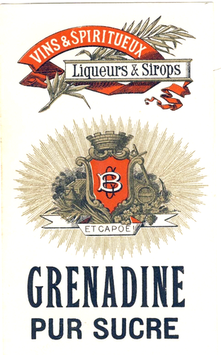 ETIQUETTE LABEL neuve RHUM STE LUCIE, TRÈS VIEUX B.C "ET CAPOË