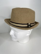 Stetson tan Vintage Fedora Size 7 hat 22  head Mens eccentric grandpa chic 1960