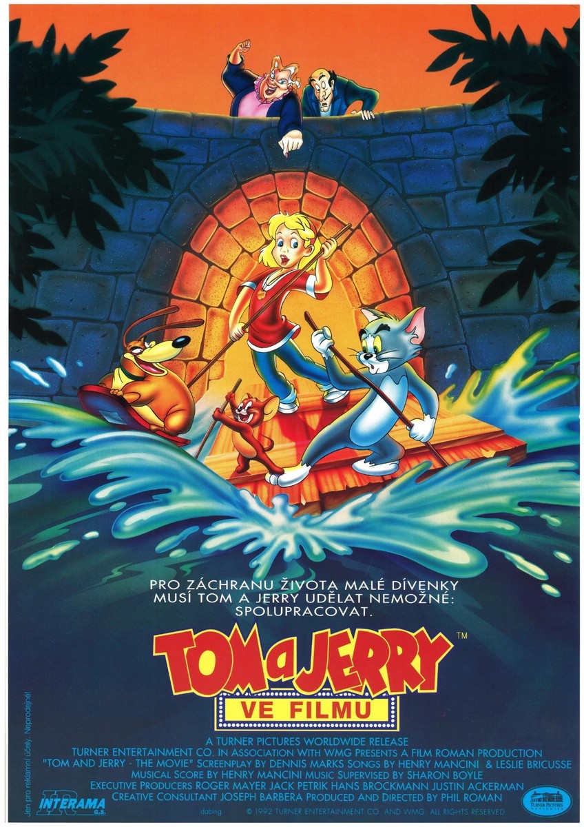 TOM AND JERRY THE MOVIE Original Czech A3 Movie Poster 1992 | eBay