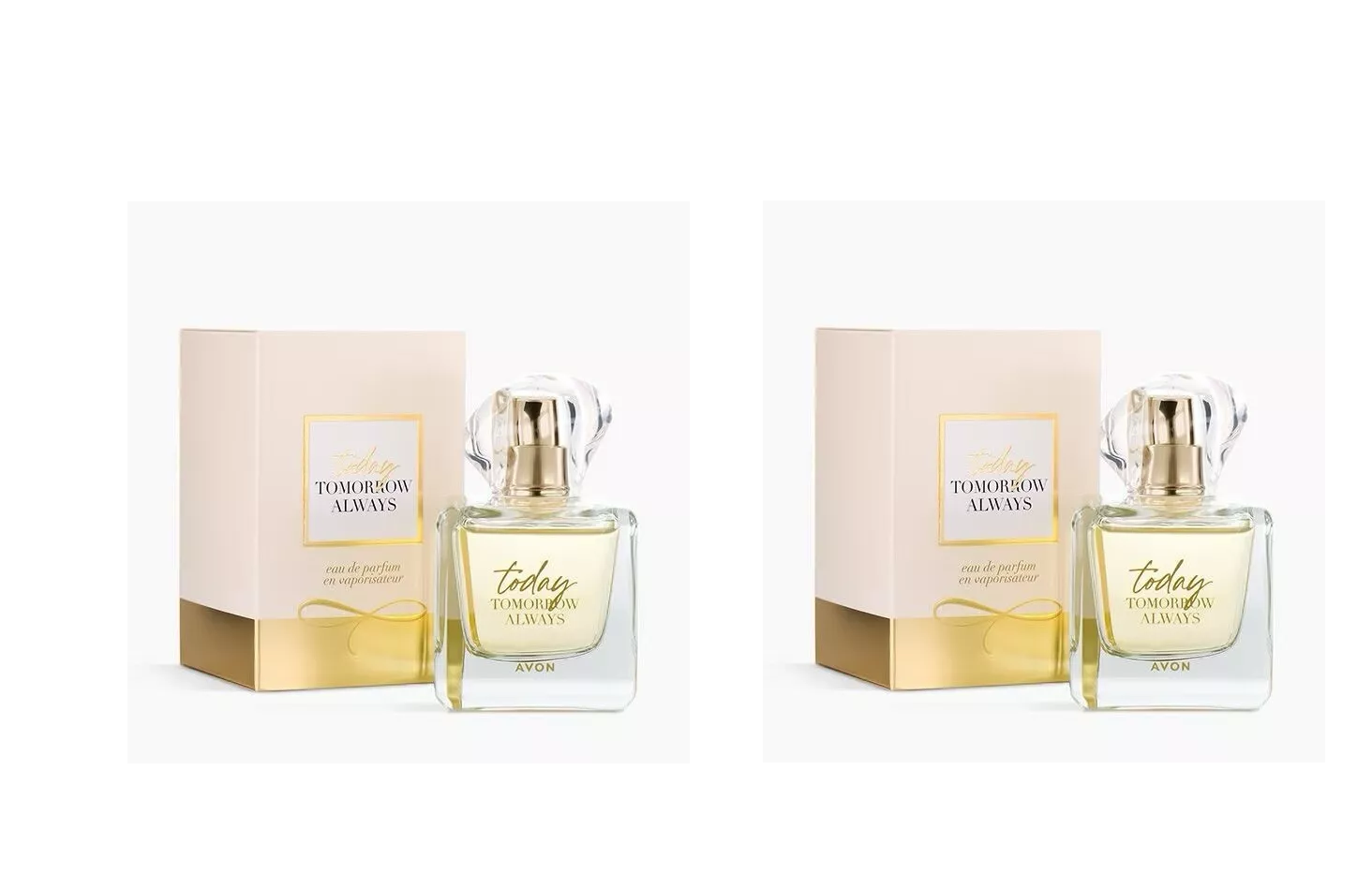 2x Avon Today Tomorrow Always EDP 50ml  Women's Perfume, Gift Her, Floral Scent