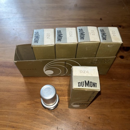 VINTAGE Set Of Five DUMONT RECTIFIER TUBE #0Z4 / 0Z4A In Box - Picture 3 of 7