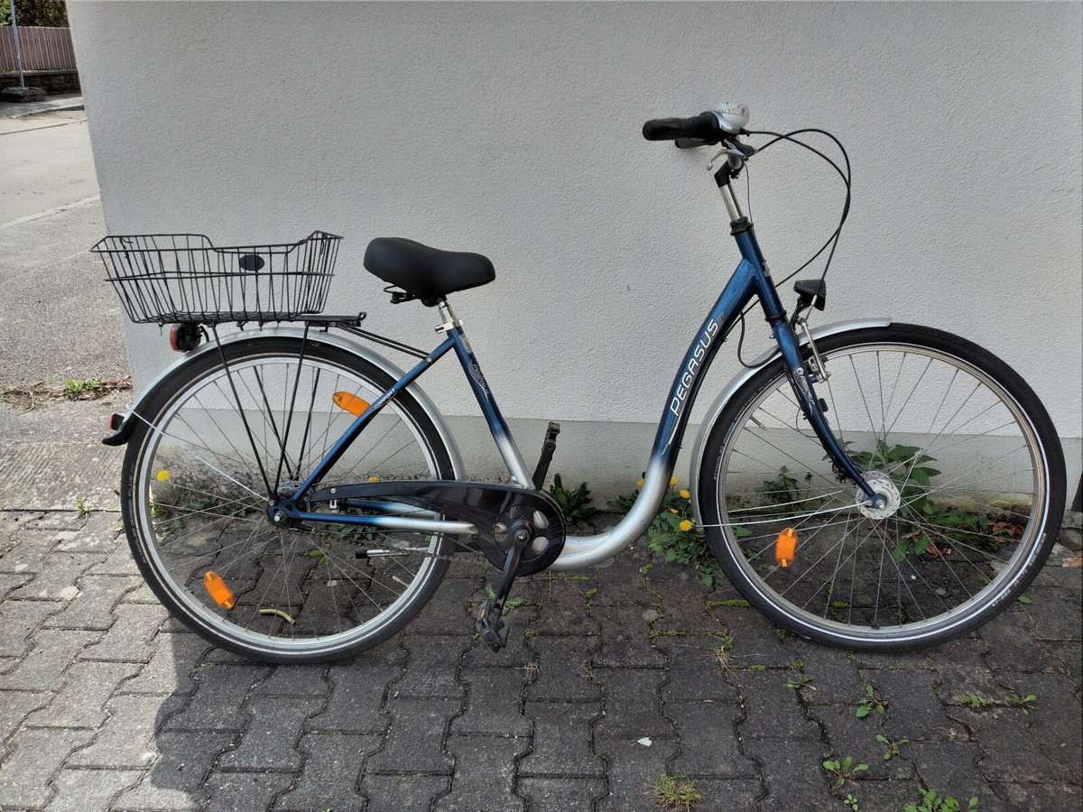 city bike urban Tracer Osaka 700C 7 Speed Hybrid City Bikes for Men