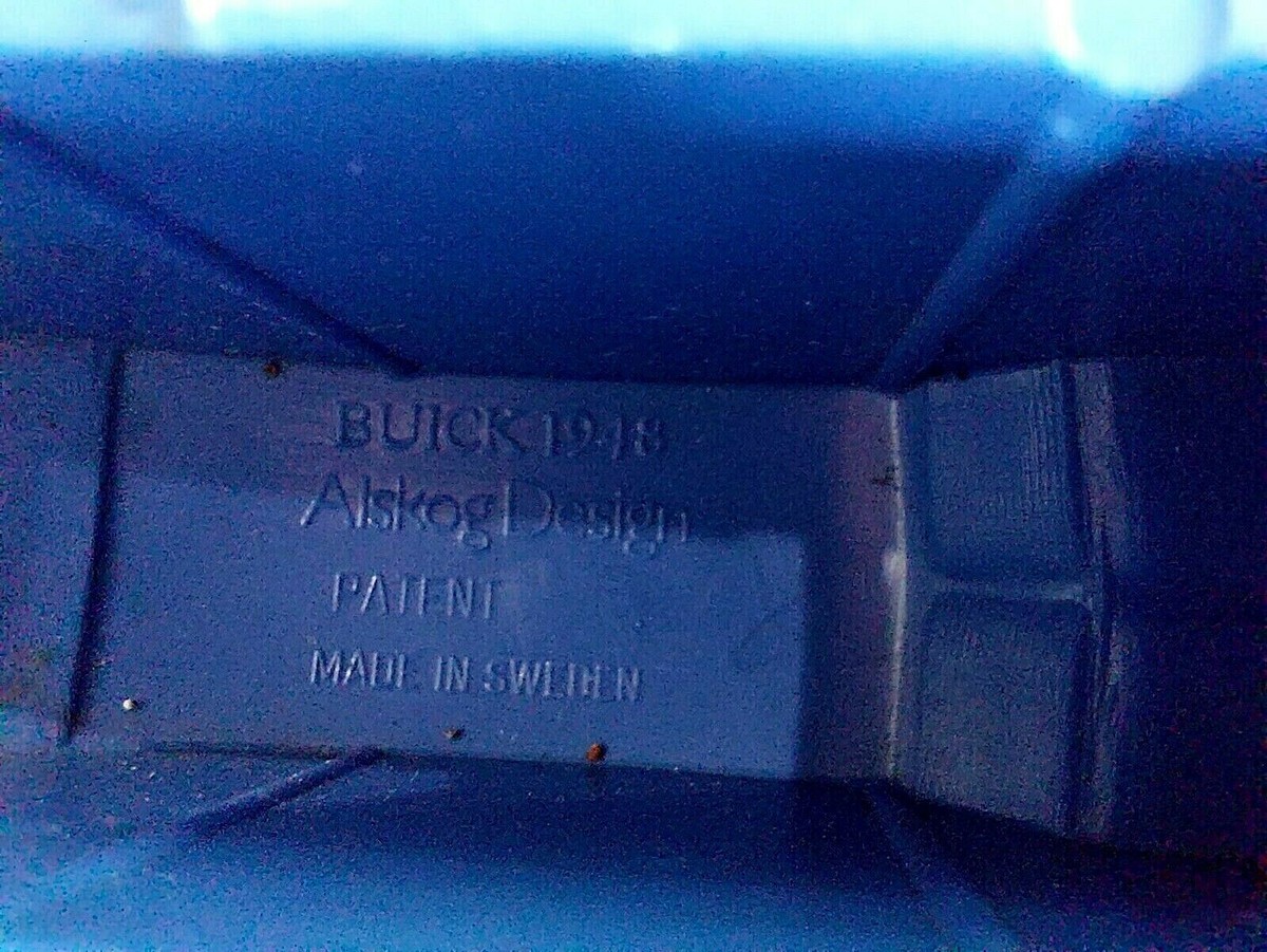 Vintage BUICK 1948 BLUE PLASTIC ALSKOG DESIGN HOT CLASSICS MADE IN
