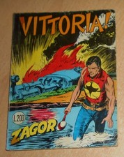 ED. BONELLI  SERIE  ZAGOR ZENIT  1° ED.  N°  92  1968  ORIGINALE  !!!!!