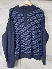 Vintage St. Croix Mens Wool Knitted Crew Neck Sweater Size L USA Made