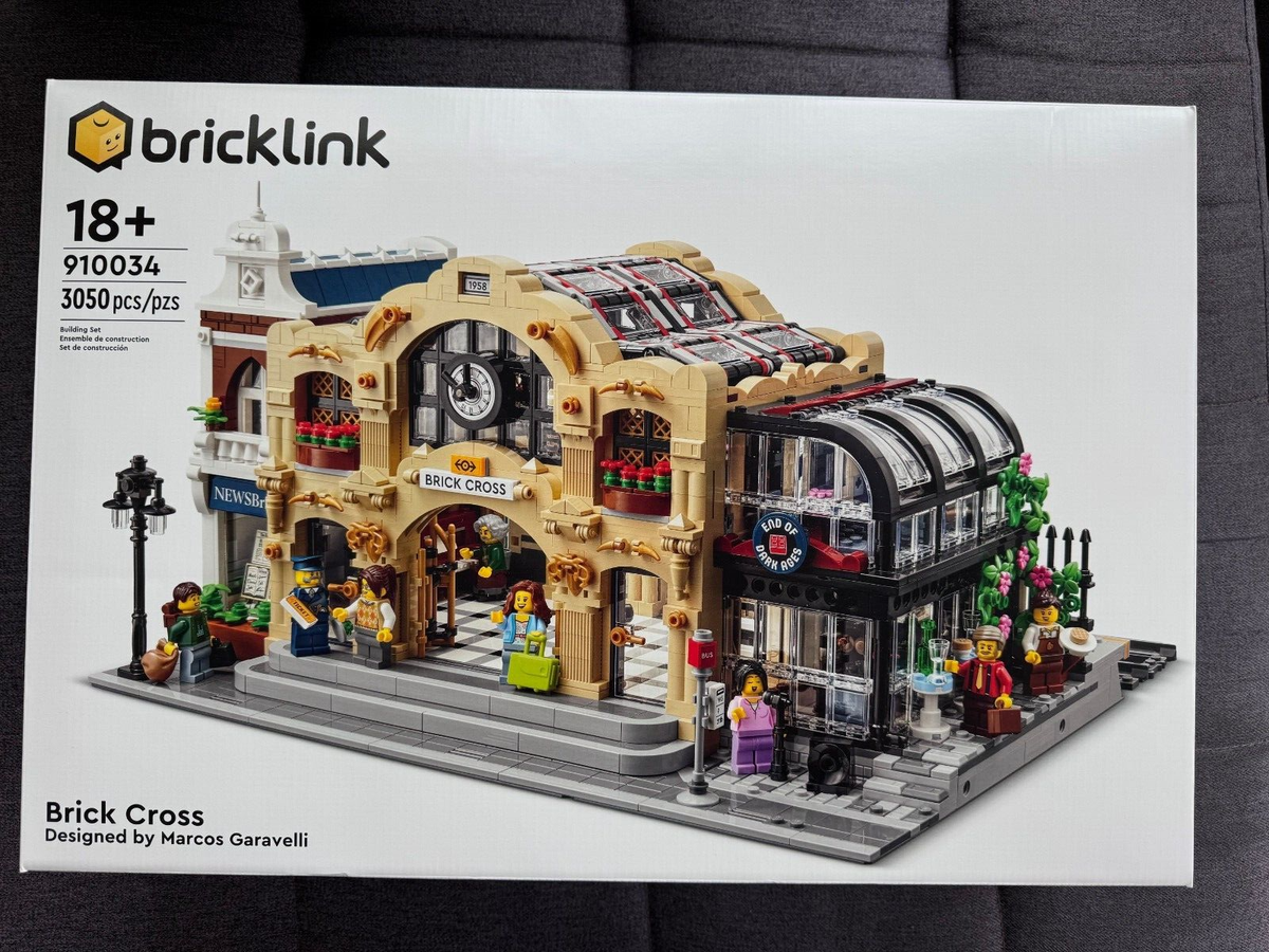 LEGO - 910034 Brick Cross Train Station - Bricklink Designer LEGO - 910034 Brick Cross Train Station - Bricklink Designer