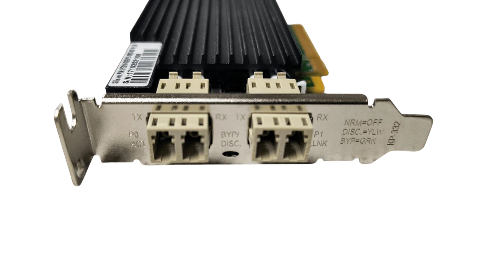 Dell 26CC4 Silicom PE210G2BPI9-SRD-SD Dual Port Fiber Network Card Half Height - Image 2 of 4