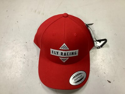 Fly Racing Snapback Race Hat (2022) RED 351-0073 | eBay