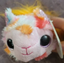 Fuzzee Tails HARRY Llama Plush Born 6/6 Multicolor 5" Stuffed Animal