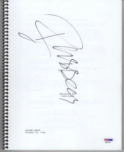 Original Autographed Movie Scripts