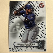 2023 Topps Pristine Baseball Teoscar Hernandez #139 Seattle Mariners