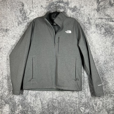 #ad The North Face Jacket Mens Large Gray WindWall Windbreaker Full Zip Lined $49.99