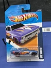 2012 Hot Wheels HW Racing 1/10 '68 CHEVY NOVA Blue Variant w/Redlines Fast Ship!