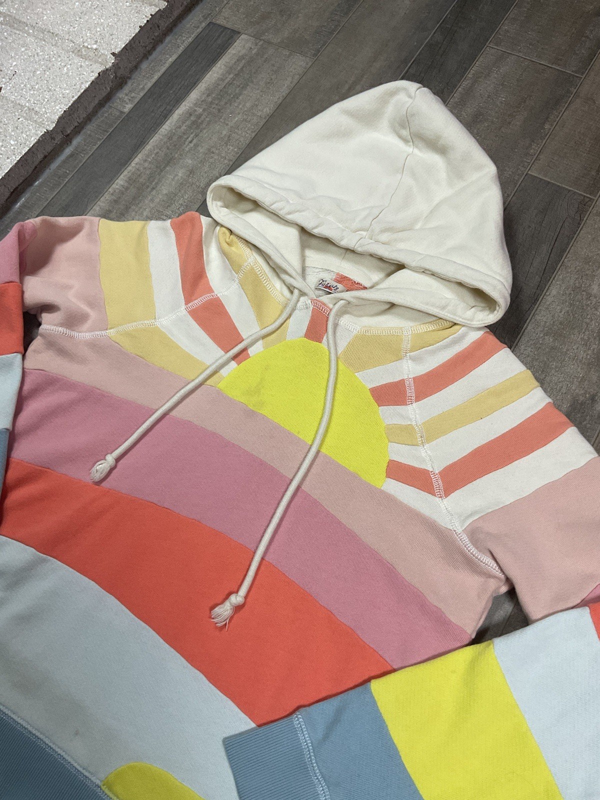 Faherty Soleil Sunshine Patchwork Colorful Women’… - image 3