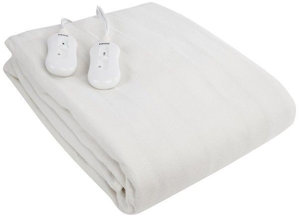PIFCO Double Heated Electric Under Blanket-Dual Control 3 Heat Settings Washable