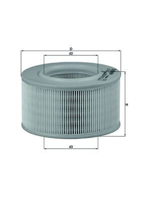 Knecht Luftfilter LX 720 FüR Austin Saab VW-image