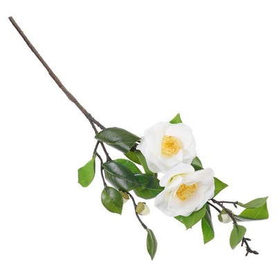  Fake Camellia Flowers Plants Lifelike Hydrangea Artificial Stems