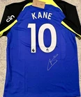 Harry Kane signed Tottenham Hotspur 2022-23 Nike Third Soccer Jersey on shirt