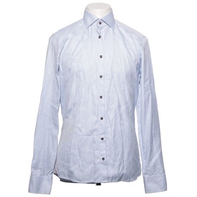 Stenströms, Hemd, Größe: 39, Slimline, Blau, Baumwolle, Einfarbig, Herren #e71