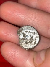 RARE Ancient Illyrian Drachm  Silver Coin  +6