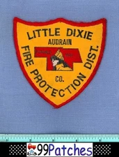 LITTLE DIXIE AUDRAIN COUNTY MISSOURI Fire Rescue EMS Patch FIREFIGHTER  9I