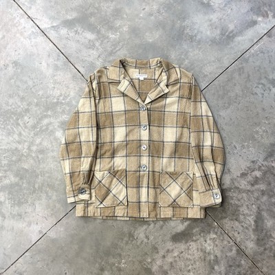 Women s Pendleton Heritage 49er Button Up Jacket Wool Plaid 1X Made in USA